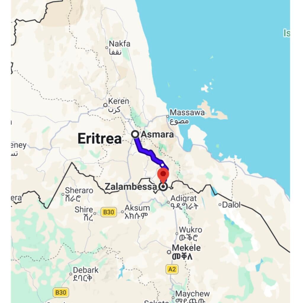 Afar Sources Dismissed Reports of ENDF Advance into Eritrea; Shelling and Troop Movements Reported Near Adigrat Today